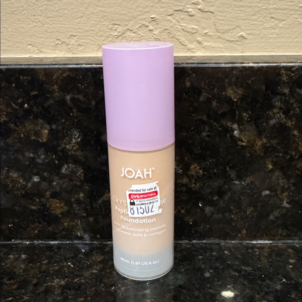 FN030 JOAH Crystal Glow Peptide-Infused Foundation - Fair Neutral - Picture 4 of 6